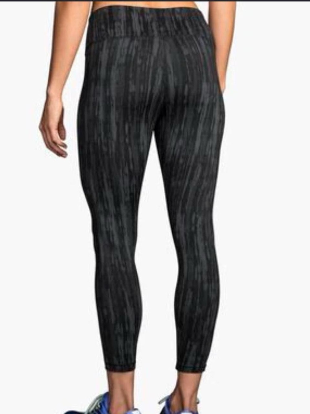 Brooks Black Heather High-Rise Performance Leggings